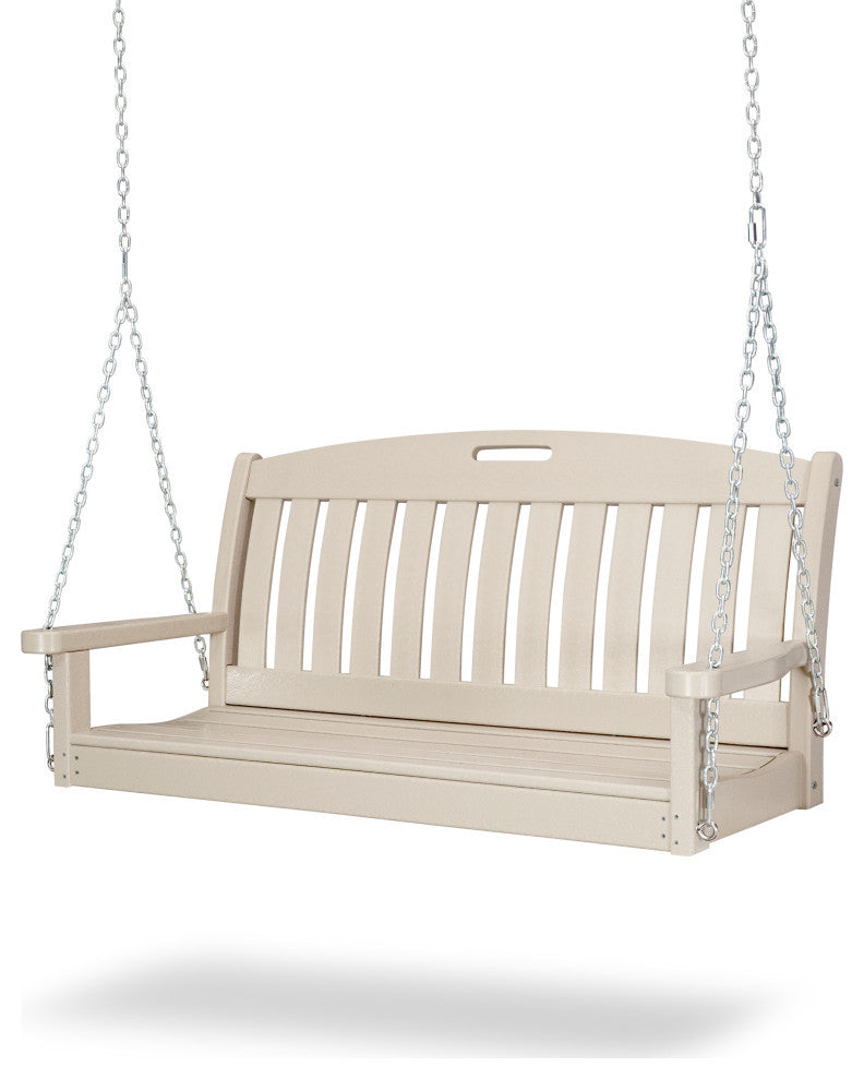 Polywood Nautical 48" Swing, Sand