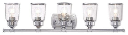 Livex Lighting Lawrenceville Light Bath Vanity, Polished Chrome