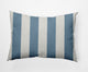 14x20" Graduated Stripe Nautical Decorative Indoor Pillow, Dusty Smoke
