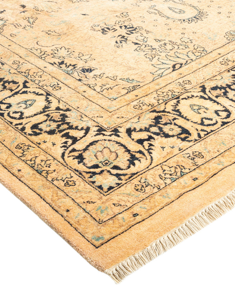 Mogul, One-of-a-Kind Hand-Knotted Area Rug  - Beige, 6' 0" x 9' 3"