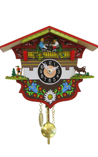 Engstler Battery-Operated Clock- Mini Size With Music/Chimes