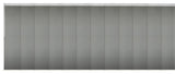 Lucienne 12-Panel Track Extendable Vertical Blinds 140-260"W