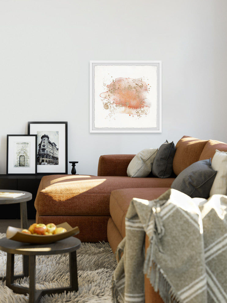 "The Invisible Approach" Framed Painting Print, 32x32
