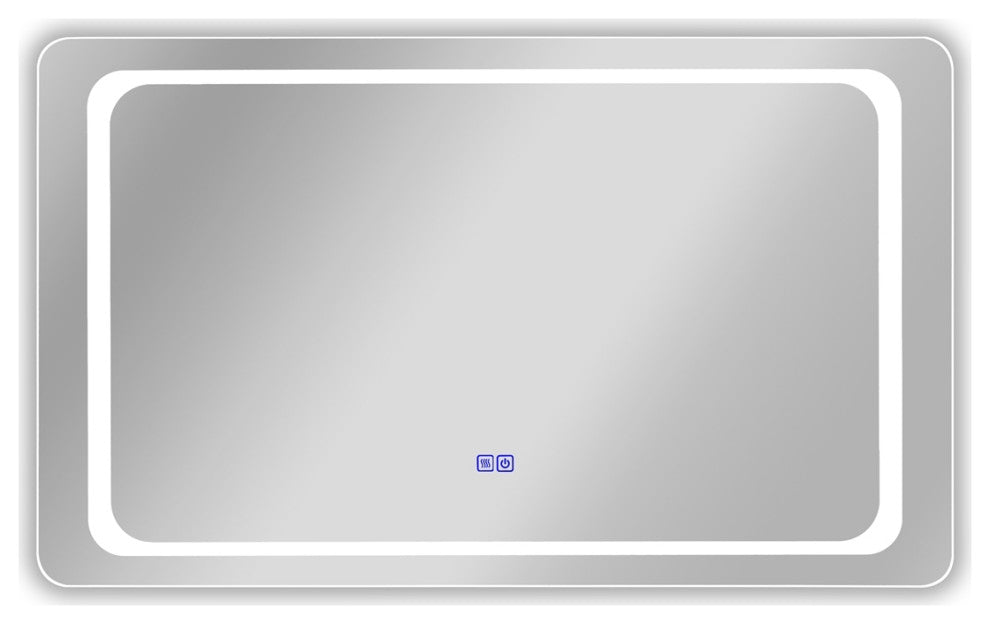 Luminosity Back Lit Rectangular Touchscreen Led Mirror, 39" Wide