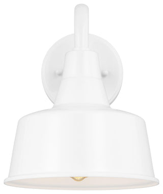 Barn Light Small One Light Outdoor Wall Lantern, White