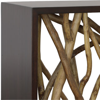 Uttermost 22901 Teak Maze Console Table
