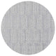 Ahgly Company Indoor Round Mid-Century Modern Area Rugs, 7' Round