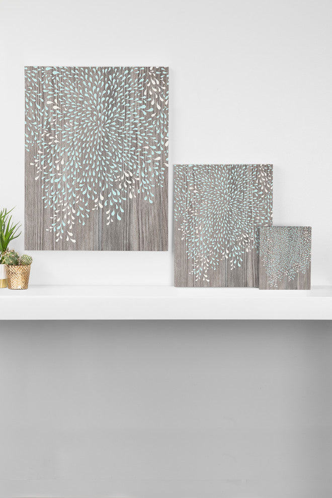 Deny Designs Iveta Abolina Coastal Raindrops Art Canvas