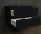 Salt 20Dx30" Floating Bathroom Vanity, Black, Cabinet Only