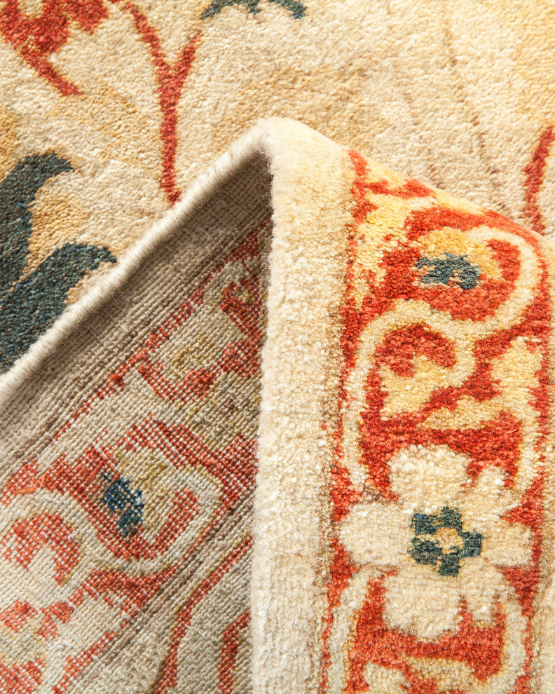 Daniela, One-of-a-Kind Hand-Knotted Area Rug Ivory, 8'3"x10'5"