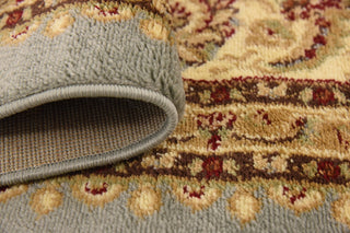 Unique Loom Light Blue St. Louis Voyage 6' 0 x 6' 0 Square Rug