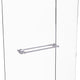 Prestige Skyline 24" Back to Back Shower Door Towel Bar, Satin Chrome