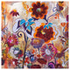"Garden of Time Well Spent" Digital Paper Print by Joan Elan Davis, 38"x38"