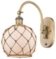 Innovations 518-1W-BB-G121-8RB-LED 1-Light Sconce, Brushed Brass