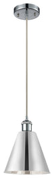 Ballston Cone Mini Pendant, Polished Chrome, LED