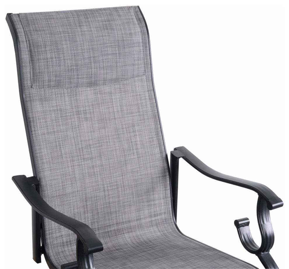 Westin Swivel/Rocking Sling Chair 2-pack - Black
