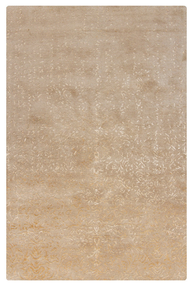 Rupec Contemporary Area Rug, Beige, 9'x13'