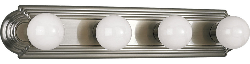 Progress Lighting 4-60W Medium Broadway, Brushed Nickel