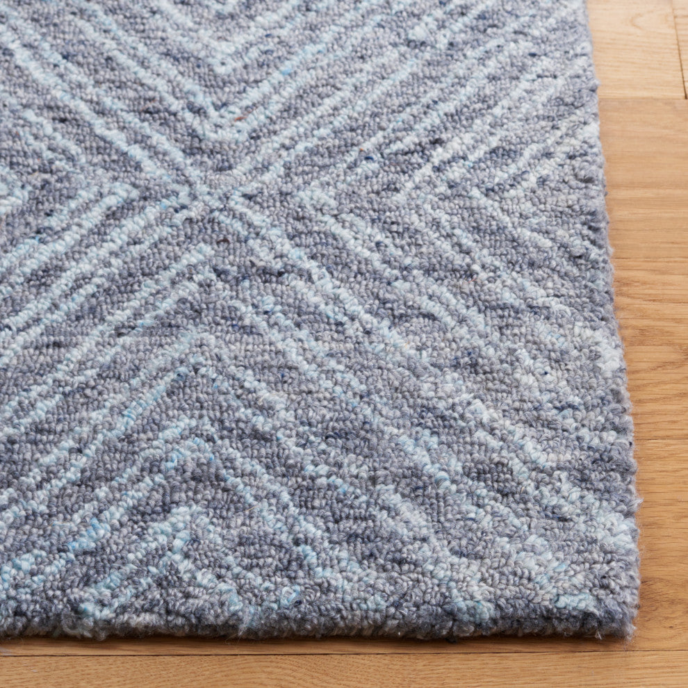 Safavieh Couture Abstract Collection, ABT146 Rug, Blue, 2'3"x4'