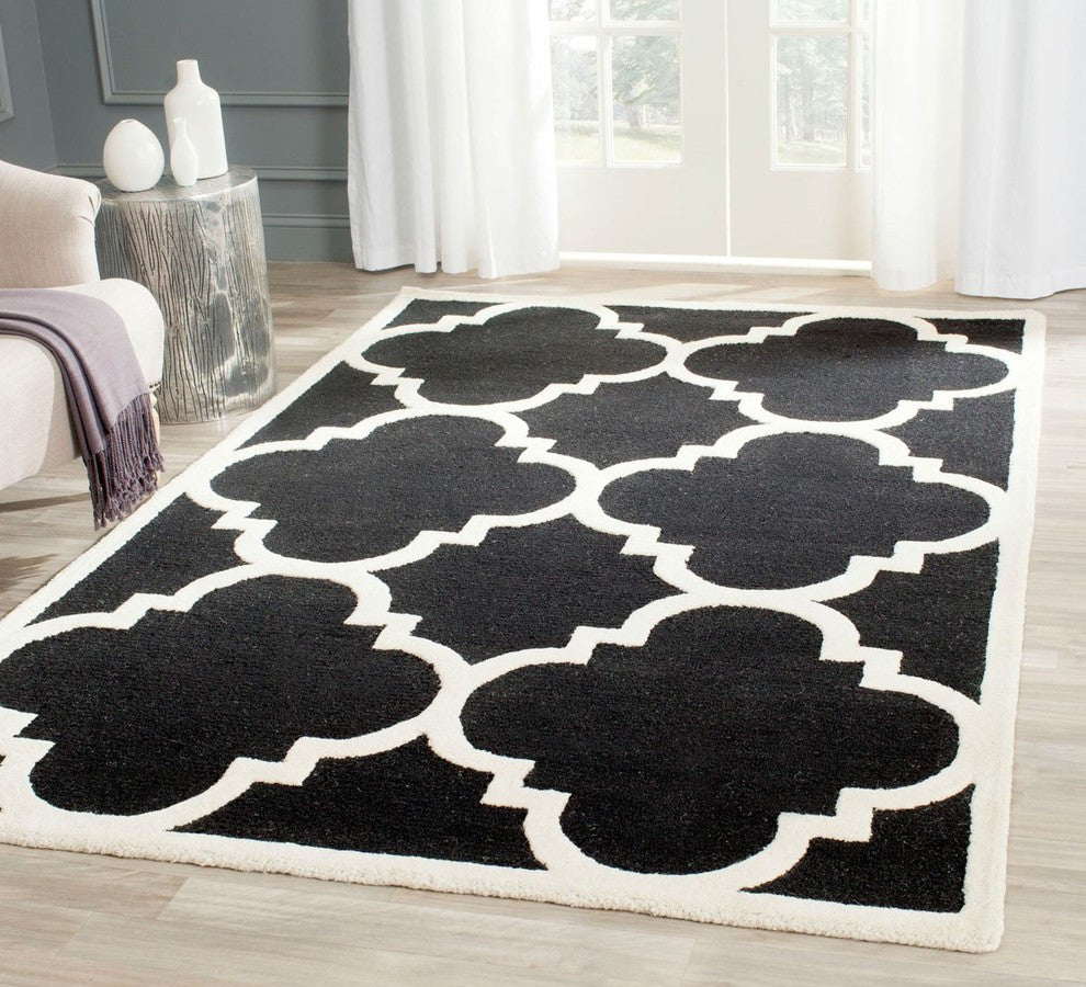 Safavieh Cambridge CAM140E 8' Square Black Rug