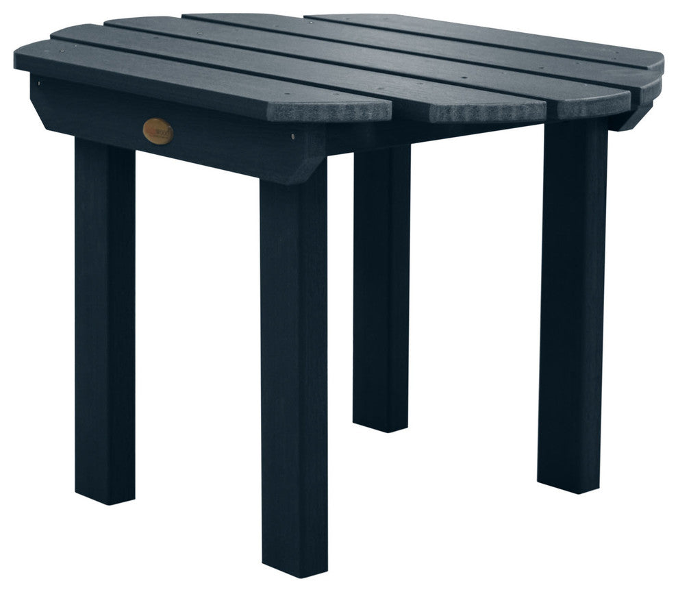 2 Classic Westport Adirondack Chairs with Side Table, Federal Blue