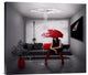 "Rain In Paris" Stretched Canvas Giclee by Natalia Simongulashvili, 22"x20"