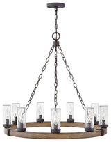 Outdoor Sawyer Outdoor Chandelier in Sequoia