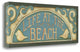 "Life At The Beach" By Kim Lewis, Giclee Print on Gallery Wrap Canvas