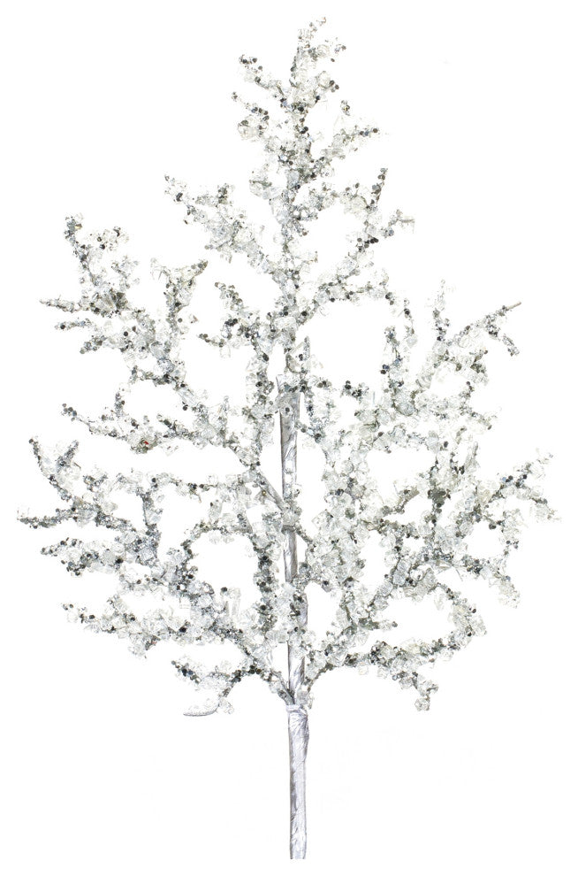 Glittered Twig Branch, Set of 12