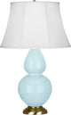 Robert Abbey RA-1666 1-Light Table Lamp, Double Gourd