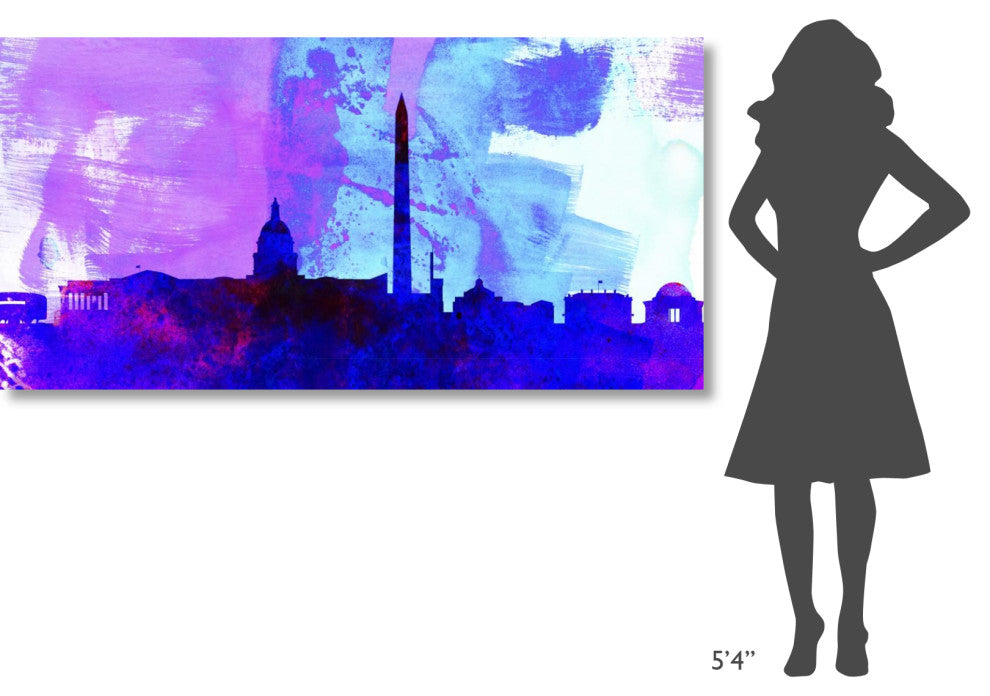 "Washington DC City Skyline" Fine Art Print