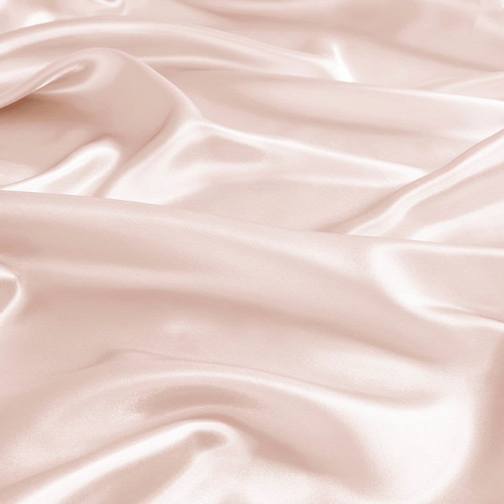 Madison Park Essentials Satin Luxury Satin 2-Piece Pillowcase Set, Blush Pink