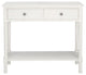 Safavieh Josie 2 Drawer Console Table, Distressed, White