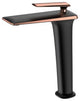 Becola™ Single Handle Bathroom Faucet, Black & Rose Gold