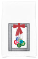 Frame It Up, Geometric Print Kitchen Towel, Gray, 18 x 30"