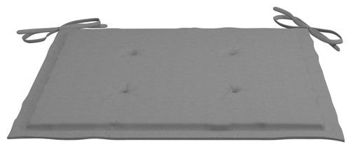 vidaXL Patio Chair Outdoor Chair with Tea Table and Cushions Solid Acacia Wood