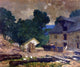 Robert Spencer The Mill Yard, 20"x25" Gallery Wrapped Canvas Print