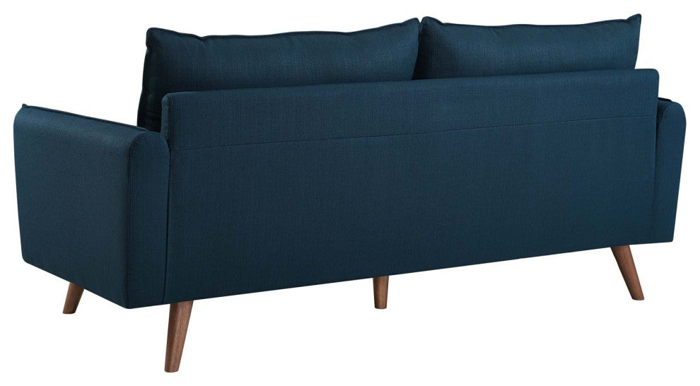 Loveseat and Sofa Set, Fabric, Navy Blue, Modern, Living Lounge Hospitality