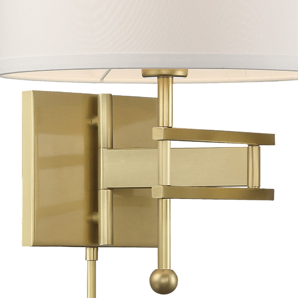 Marshall 1 Light Aged Brass Wall Mount