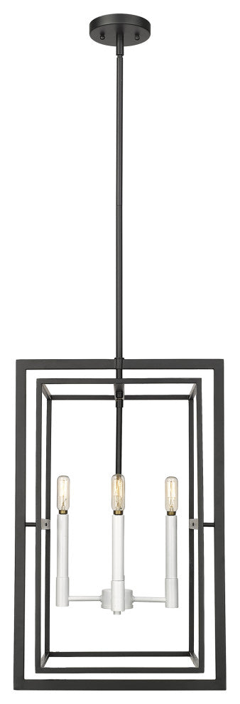 Milbank Black 4-Light Pendant