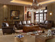 Leather English Rolled Arm, Arm Chair, Dark Brown Leather