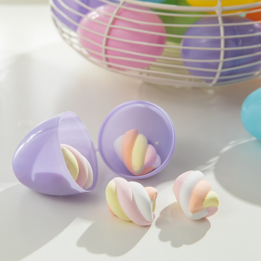 3"H Easter Plastic Fillable Eggs, 60-Pack