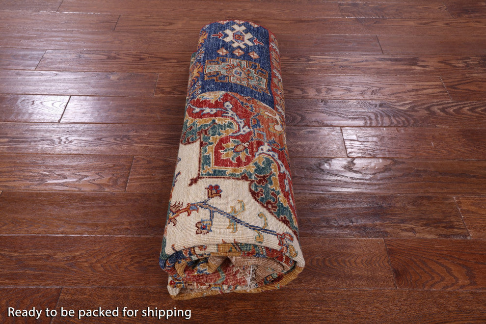 Super Kazak Handmade Wool Rug 5' 7" X 7' 8" Q11090