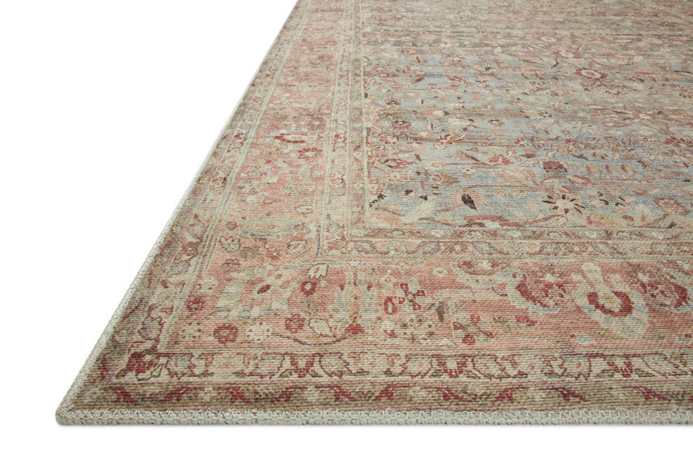 Loloi II Adrian Ocean/Clay Area Rug, 5'x7'6"