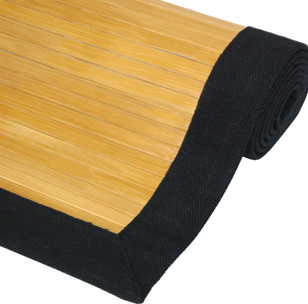 Bamboo Rug, Natural, 4'x6'