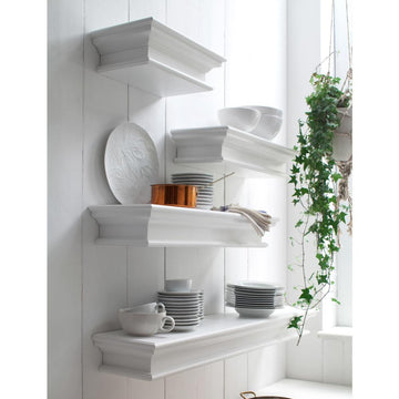 D166 Floating Wall Shelf, Extra Long