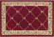 Orleans Traditional Border Area Rug, Red, 2' X 3'