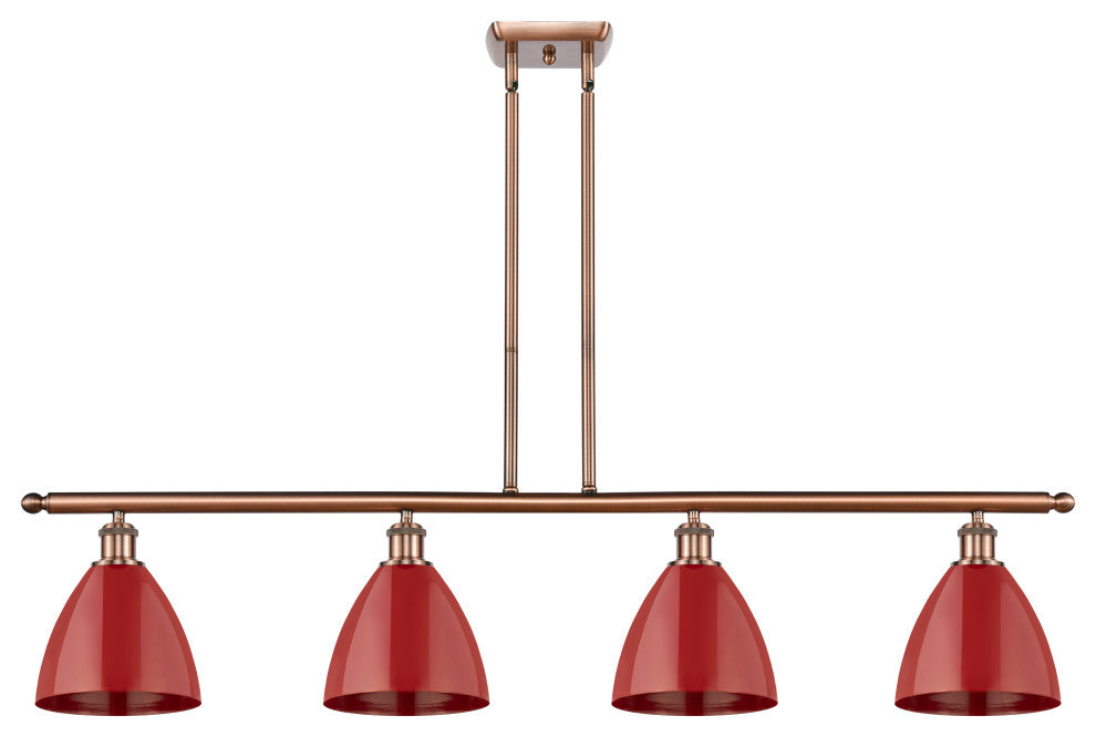 Innovations 516-4I-AC-MBD-75-RD-LED 4 Light Island Light, Antique Copper