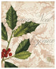 "Vintage Noel I" Digital Paper Print by Katie Pertiet, 24"x30"