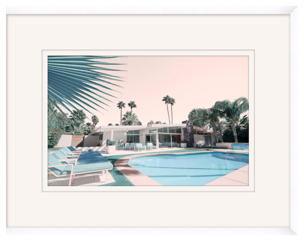 Poolside Awaits   , Giclee Reproduction Artwork